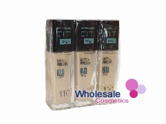 6 x Maybelline Matte And Poreless Foundation - 110
